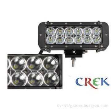 8 Waterproof Automotive Curved Double Row LED Light Bar 36W